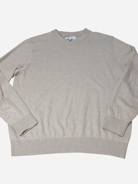 Precedent Los Angeles Sweater Men’s Medium Tan Wool/Cashmere Blend/Lightweight